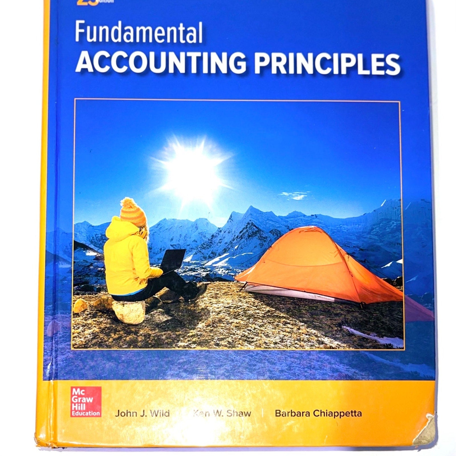 Fundamental Accounting Principles McGraw Hill 23rd Edition ISBN-13: 978-1259536359, ISBN-10: 1259536351 HARDCOVER TEXTBOOK